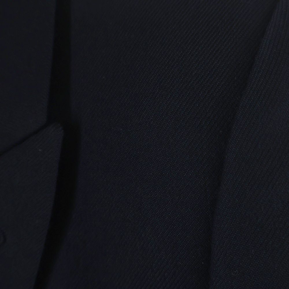 Saint Laurent Paris Narrow Peak Lapel Wool Tailored Jacket Navy — view 4