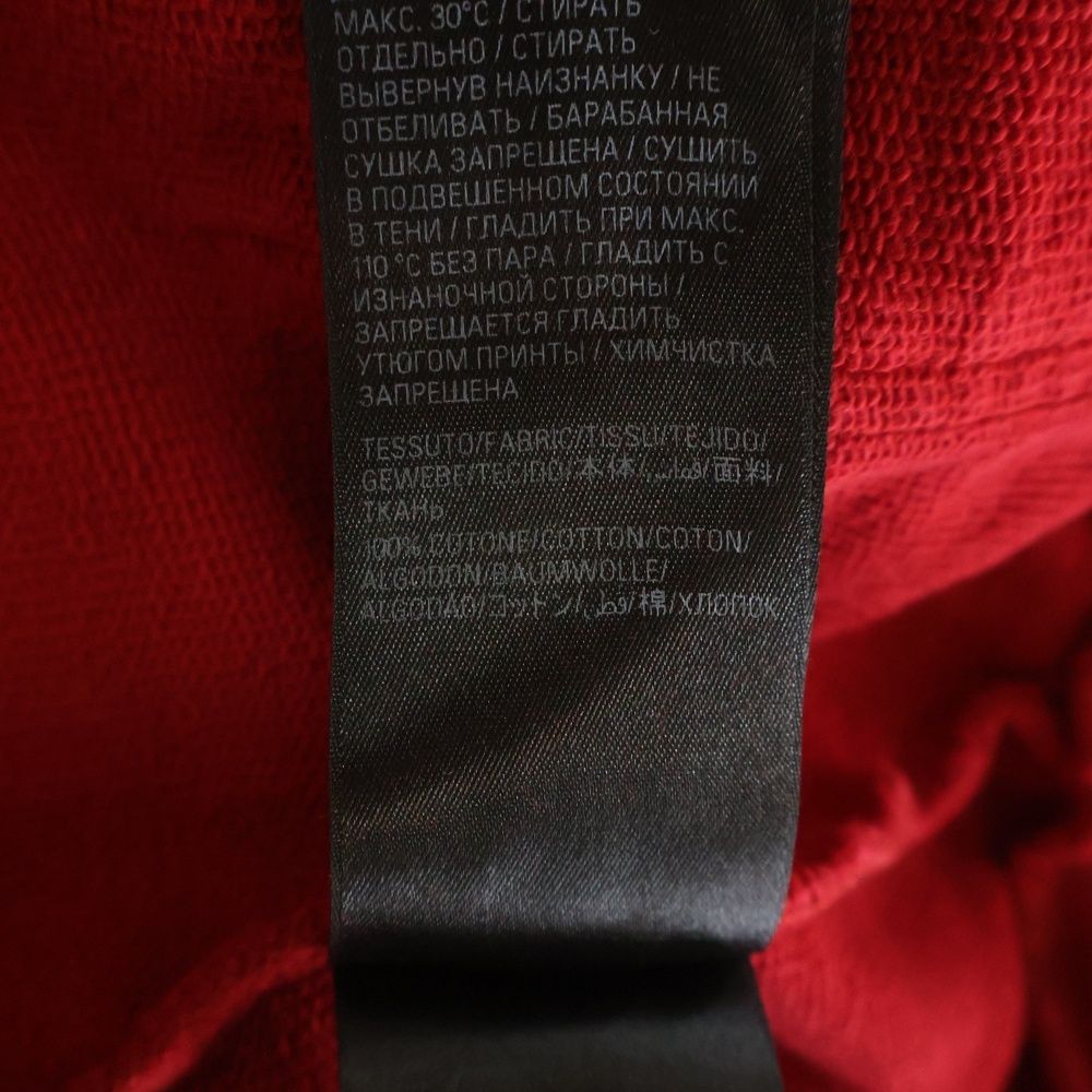 Balenciaga Germany Kisses Print Pullover Sweatshirt Hoodie Red — view 7