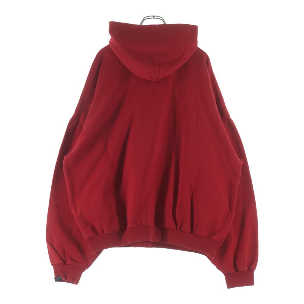 Balenciaga Germany Kisses Print Pullover Sweatshirt Hoodie Red — view 2