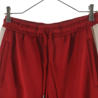 Gucci Neoprene Track Webbed Pant Side Logo Pants Red — view 3