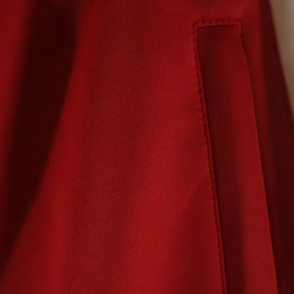 Gucci Neoprene Track Webbed Pant Side Logo Pants Red — view 5