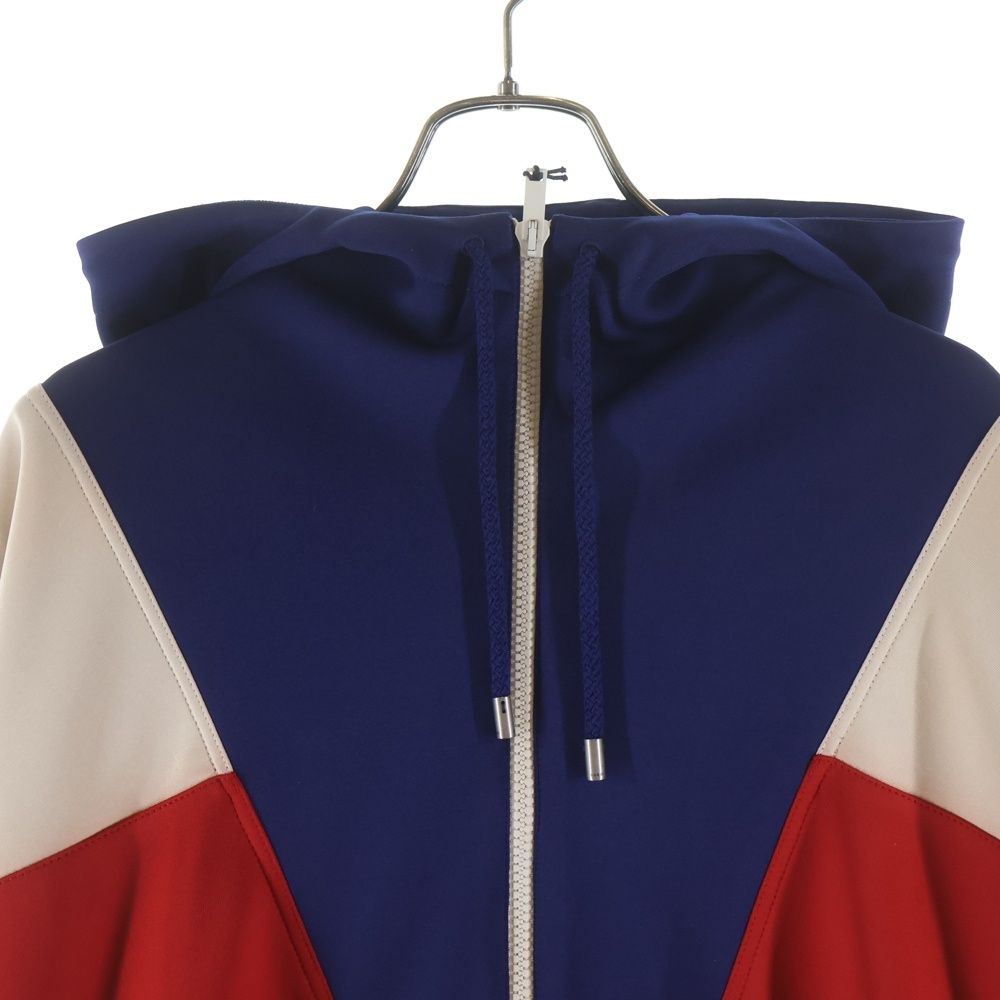 Gucci Neoprene Half Zip Webbed Jacket Multicolor — view 3
