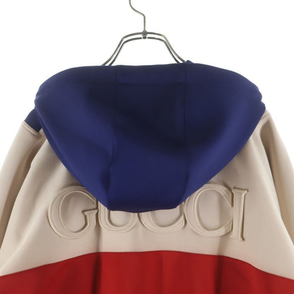 Gucci Neoprene Half Zip Webbed Jacket Multicolor — view 4