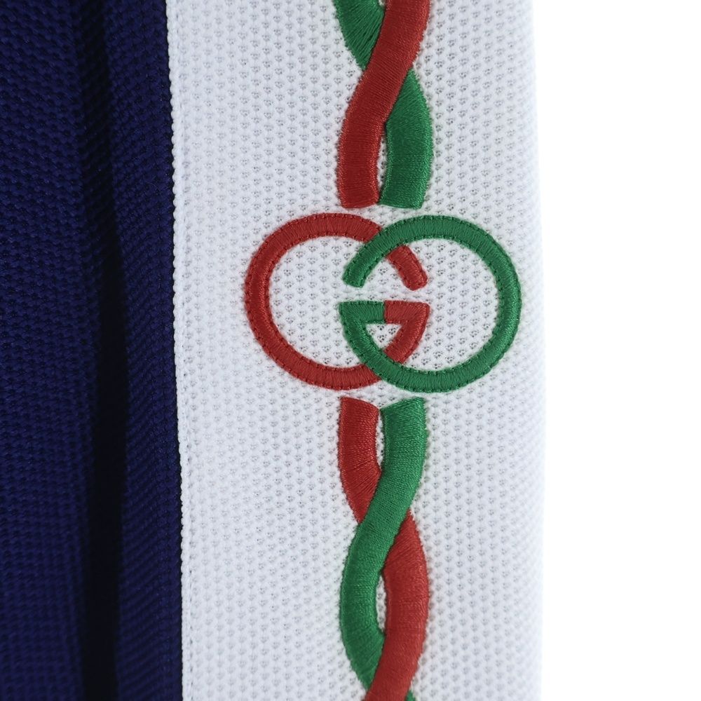 Gucci Sideline Shorts Side Line Mesh Navy — view 4