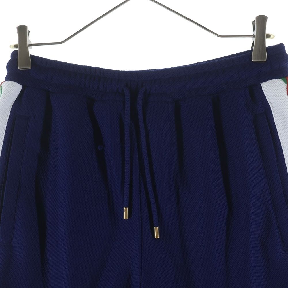 Gucci Sideline Shorts Side Line Mesh Navy — view 3