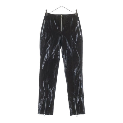 Bottega Veneta Zipped Trousores Lambskin Zip Details Pants Brown
