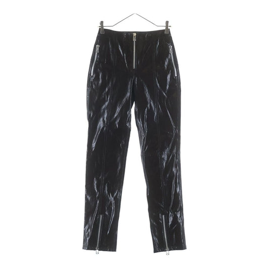 Bottega Veneta Zipped Trousores Lambskin Zip Details Pants Brown