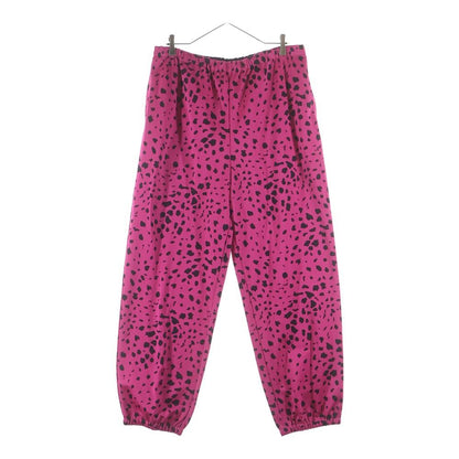 Gucci Mlb Animal Print Jersey Jogger All Over Back Pocket Logo Pants Pink