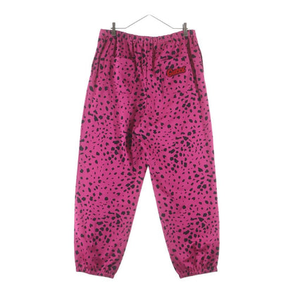 Gucci Mlb Animal Print Jersey Jogger All Over Back Pocket Logo Pants Pink — view 2