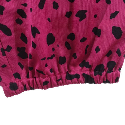 Gucci Mlb Animal Print Jersey Jogger All Over Back Pocket Logo Pants Pink — view 4