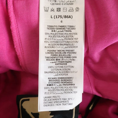 Gucci Mlb Animal Print Jersey Jogger All Over Back Pocket Logo Pants Pink — view 7