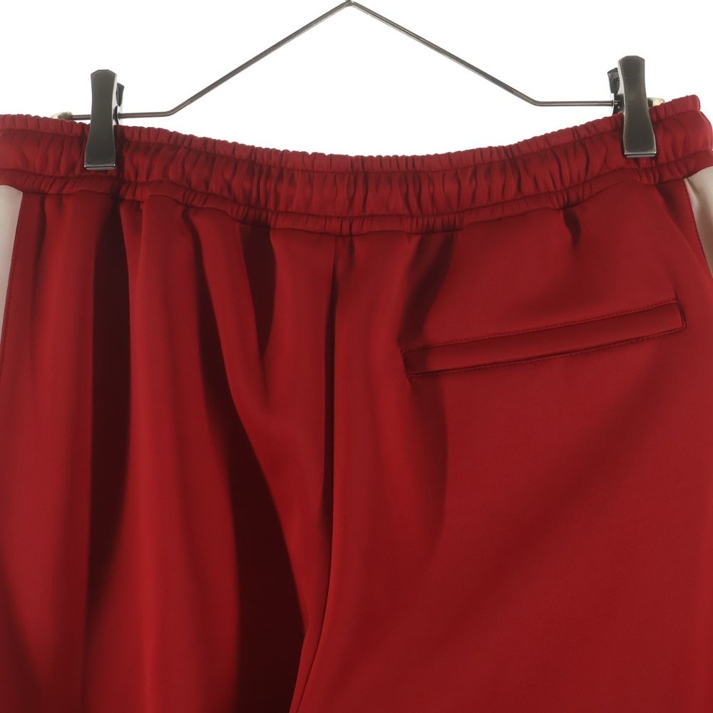 Gucci Neoprene Track Webbed Pant Side Logo Pants Red — view 4