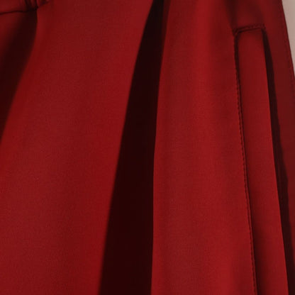 Gucci Neoprene Track Webbed Pant Side Logo Pants Red — view 5