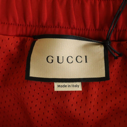 Gucci Neoprene Track Webbed Pant Side Logo Pants Red — view 7