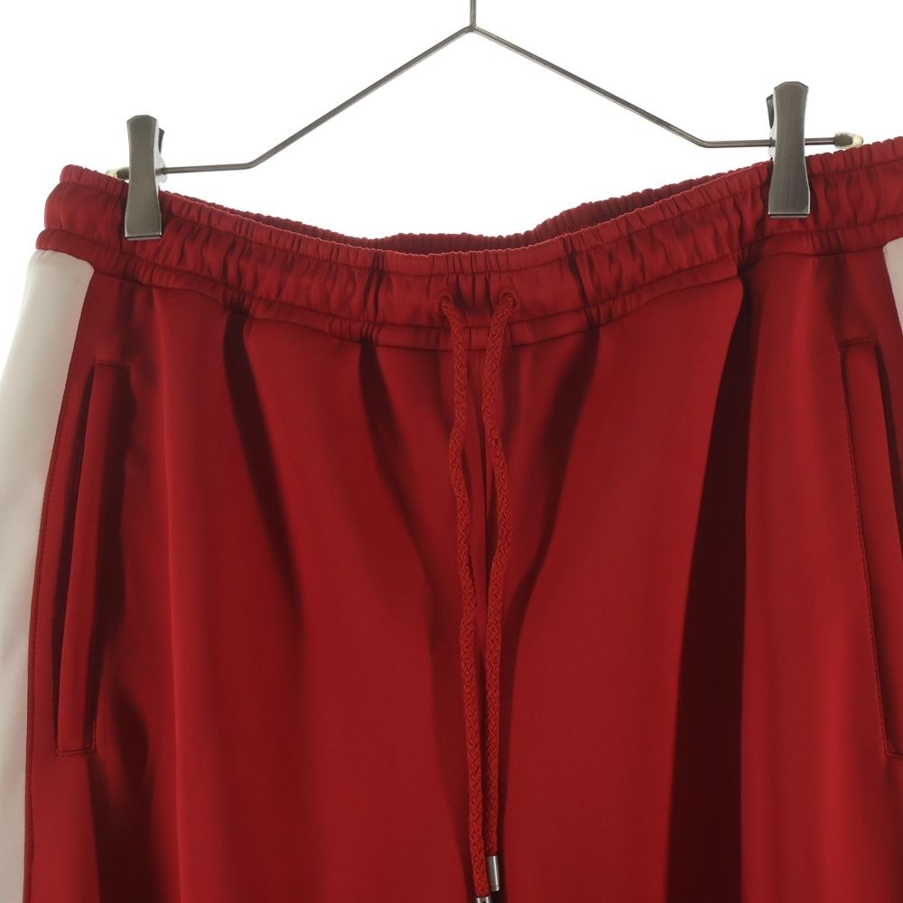 Gucci Neoprene Track Webbed Pant Side Logo Pants Red — view 3