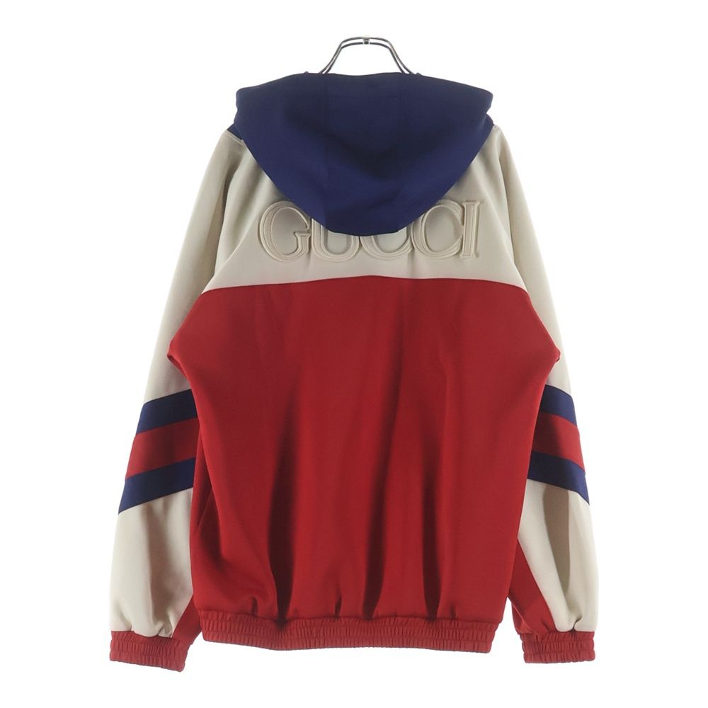 Gucci Neoprene Half Zip Webbed Jacket Multicolor — view 2
