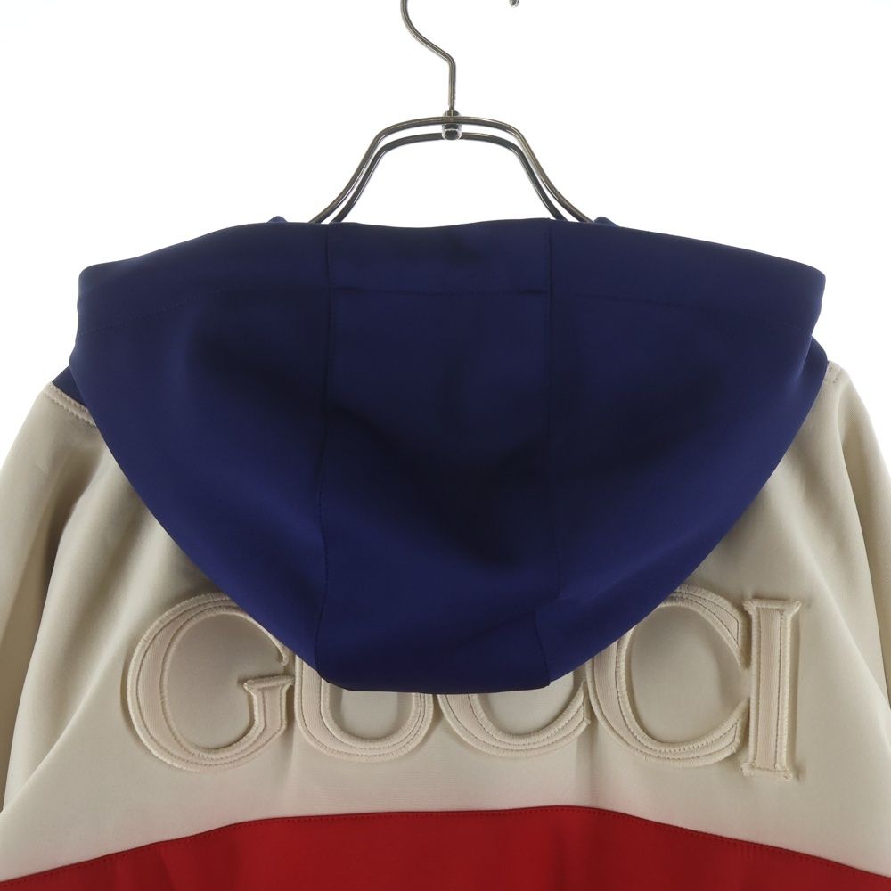 Gucci Neoprene Half Zip Webbed Jacket Multicolor — view 4