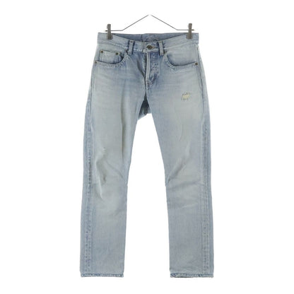Saint Laurent Paris Straight Denim Pants Indigo