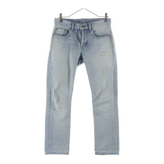 Saint Laurent Paris Straight Denim Pants Indigo