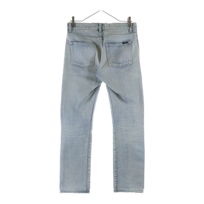 Saint Laurent Paris Straight Denim Pants Indigo — view 2