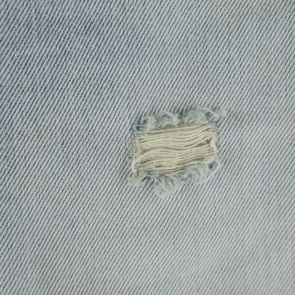 Saint Laurent Paris Straight Denim Pants Indigo — view 4