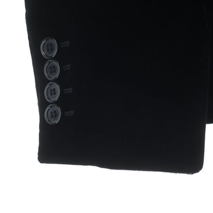 Saint Laurent Paris Swarovski Studs Smoking Jacket Black — view 6