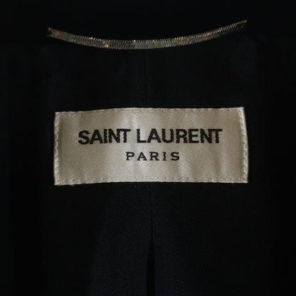 Saint Laurent Paris Swarovski Studs Smoking Jacket Black — view 5