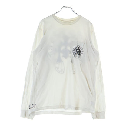 Chrome Hearts Horseshoe L S Tee 3 Cross Print Long Sleeve T-Shirt White — view 2
