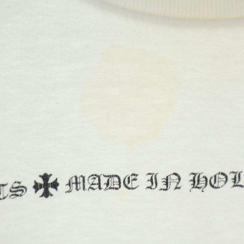 Chrome Hearts Sleeve CH Plus Print Long T-Shirt White — view 5