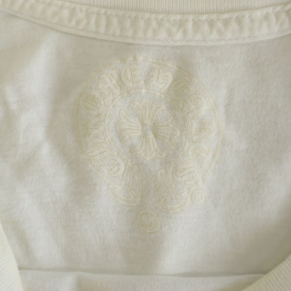 Chrome Hearts Sleeve CH Plus Print Long T-Shirt White — view 7
