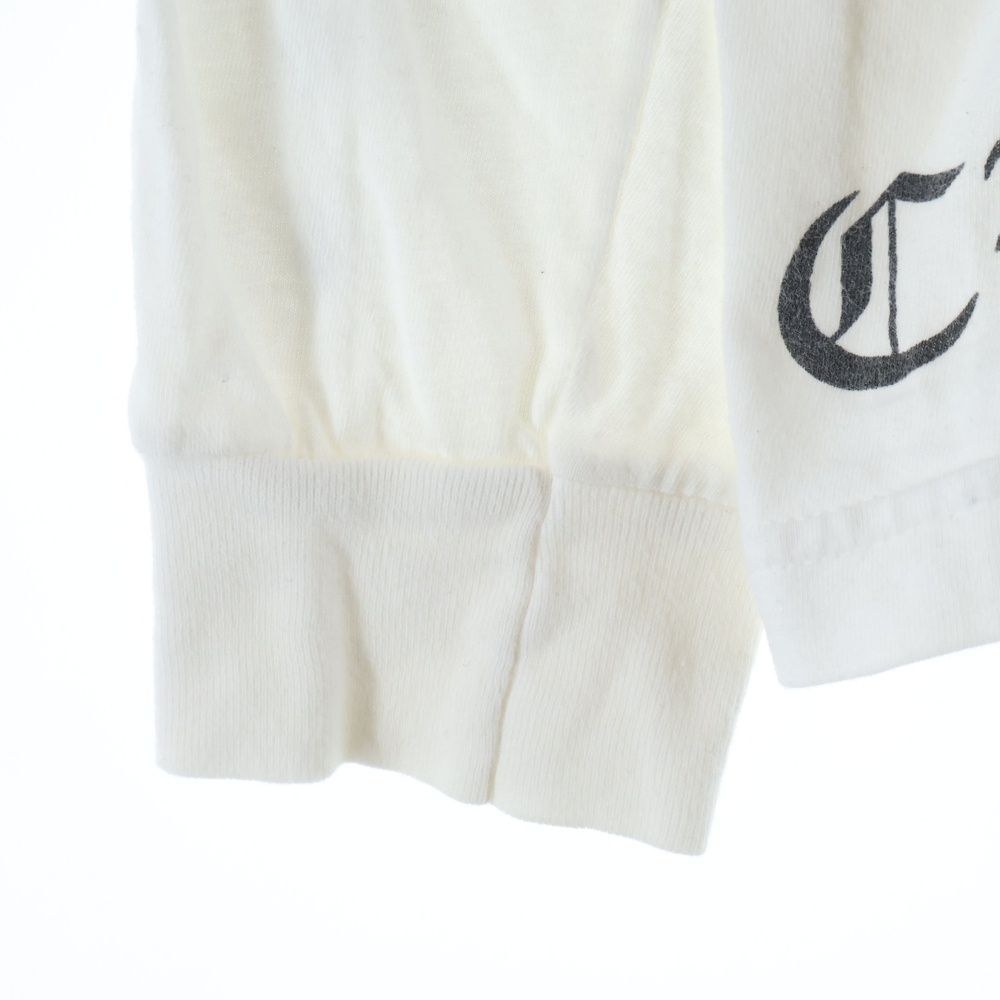 Chrome Hearts Sleeve CH Plus Print Long T-Shirt White — view 6