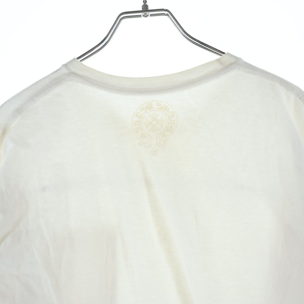 Chrome Hearts Sleeve CH Plus Print Long T-Shirt White — view 4