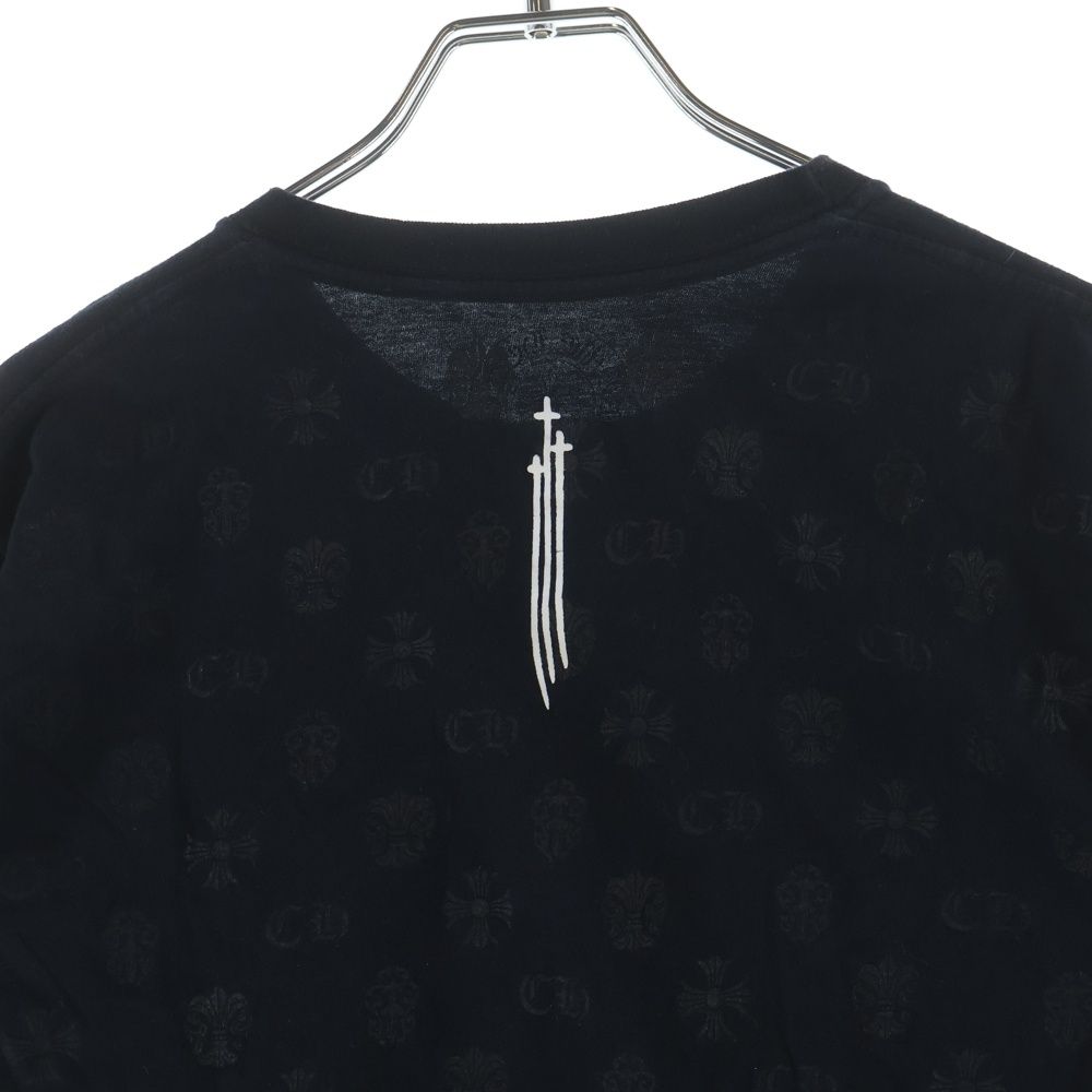 Chrome Hearts Rs3 S Tee Back Rs3 Allover Print Short Sleeve T-Shirt Black — view 4