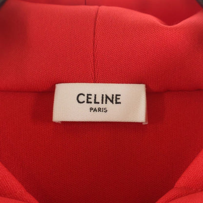 Celine Triomphe Tracks Zip Up Jacket Red — view 7