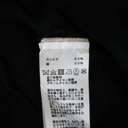 Hermes Silk Blend Cashmere Knit Turtleneck Long Sleeve Sweater Black — view 7