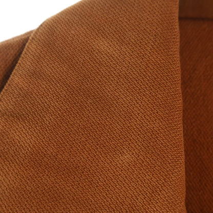 Hermes Leather Cut Replacement Tailored Jacket Orange — view 5