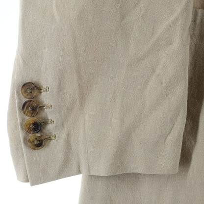 Hermes Linen Tailored Jacket Beige — view 5