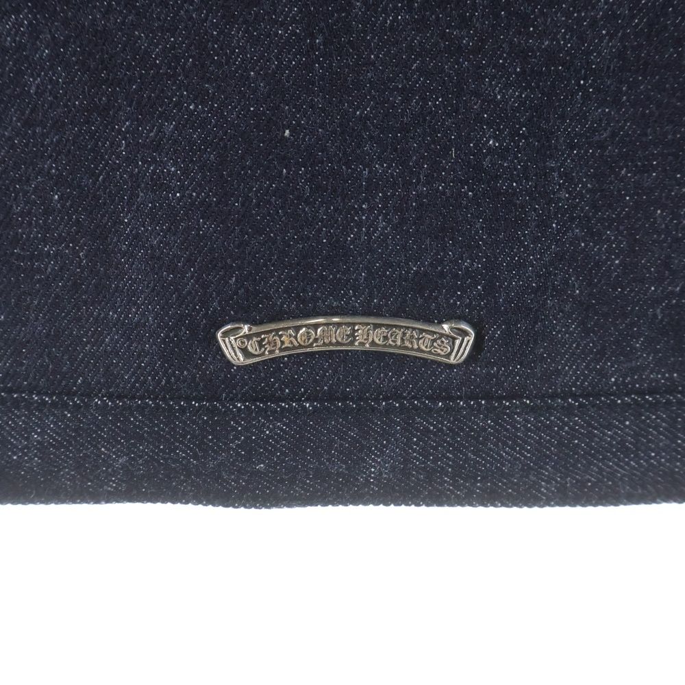 Chrome Hearts Cross Ball Rigid Denim Jacket Black — view 6