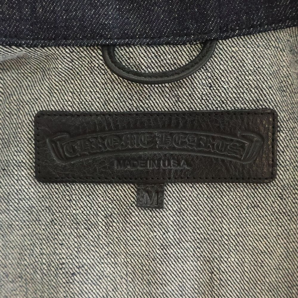 Chrome Hearts Cross Ball Rigid Denim Jacket Black — view 7