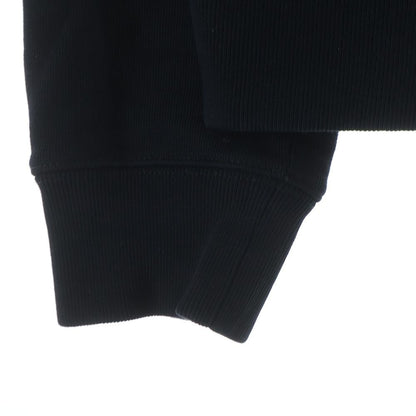 Loewe Logo Embroidery Crew Neck Long Sleeve Sweatshirt Black — view 6