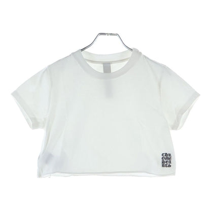 Chrome Hearts Not Cropped Short Sleeve T-Shirt Logo Embroidery Top White