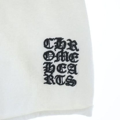 Chrome Hearts Not Cropped Short Sleeve T-Shirt Logo Embroidery Top White — view 6