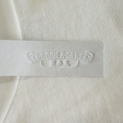 Chrome Hearts Not Cropped Short Sleeve T-Shirt Logo Embroidery Top White — view 7