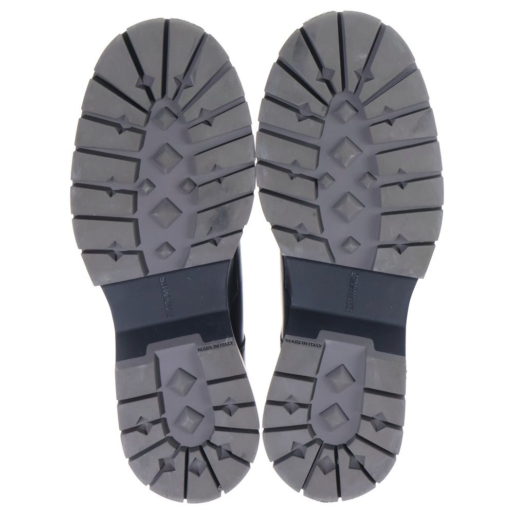 Hermes Limit Short Boots Black Leather Shoes — view 5