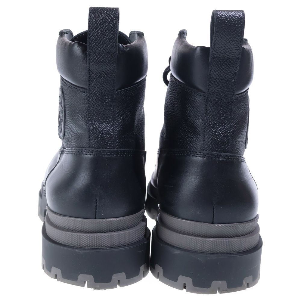Hermes Limit Short Boots Black Leather Shoes — view 3