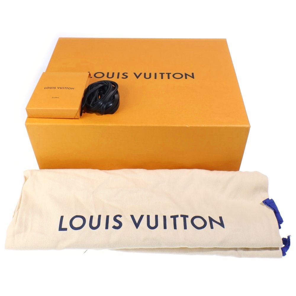 Louis Vuitton Rivoli Line Rainbow Stitch High Cut Sneakers Black 7 — view 6