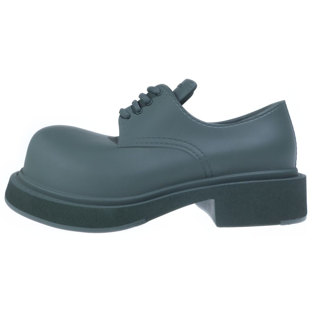 Balenciaga Steroid Derby Rubber Lace Up Low Cut Shoes Green