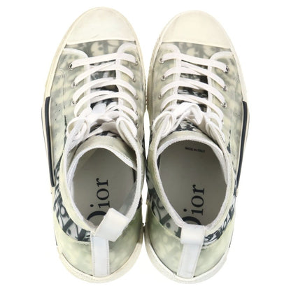 Dior Technical Fabric High Cut Sneakers Shoes White — view 4
