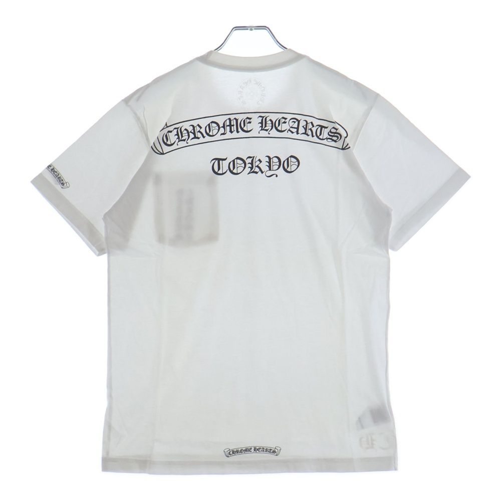 Chrome Hearts Tokyo Scroll Label Logo Tee Limited Back Double Sided Print Short