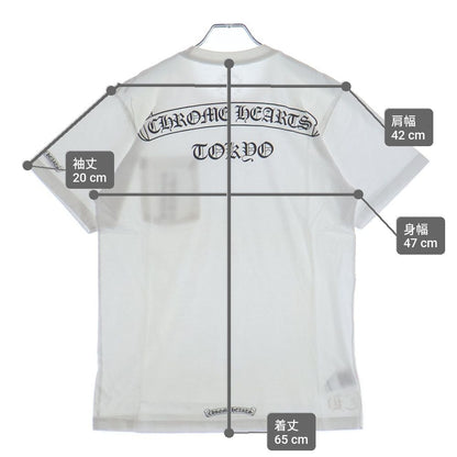 Chrome Hearts Tokyo Scroll Label Logo Tee Limited Back Double Sided Print Short — view 9